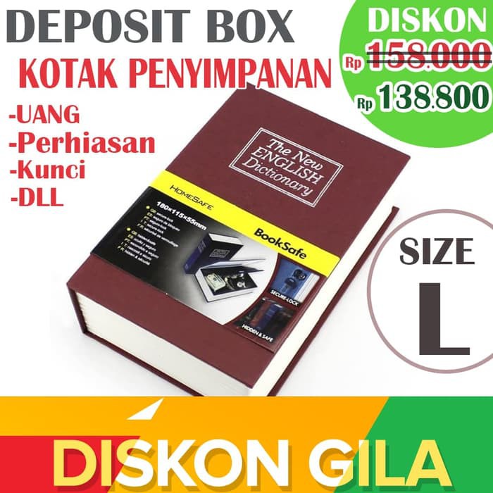 

Tinta Stempel - Plastik Wraping - Baterai Alkaline Size L - Deposit Box Kotak Penyimpan Uang Atau