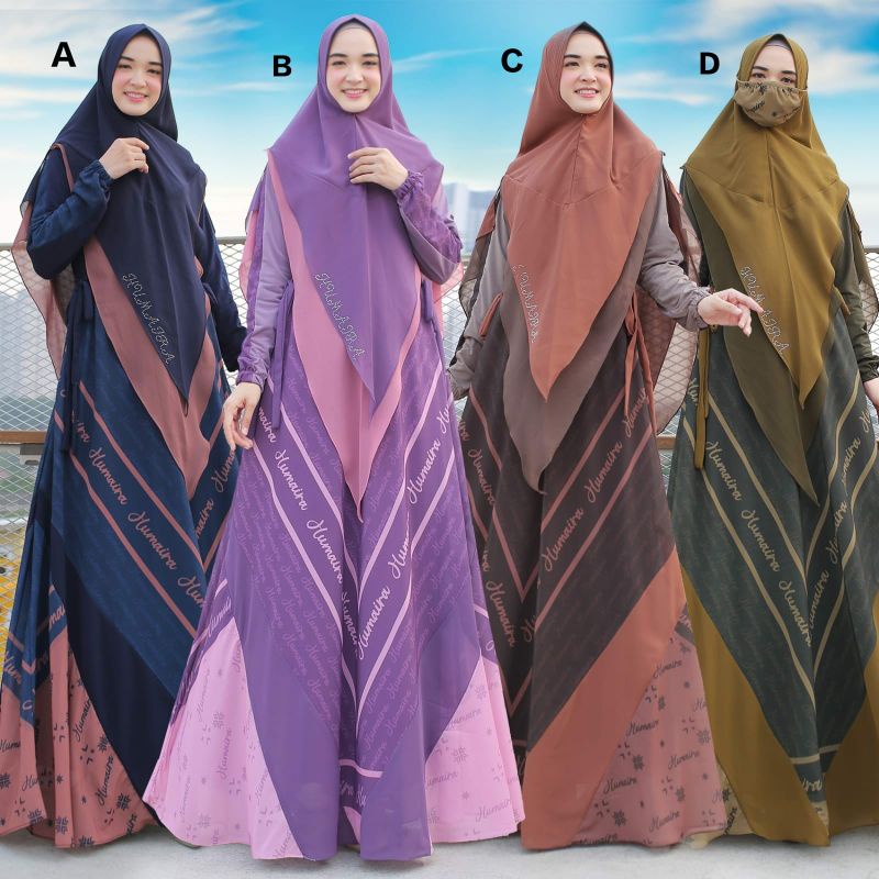 HILMA SYARI BY HUMAIRA GAMIS SYARI TERBARU BAJU SYARI ORIGINAL SET SYARI