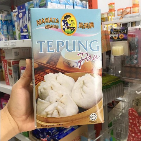 

[oddsolshop] pekanbaru/Mamata Brand Pau Flour 1KG Tepung Pao Bahan Kue Baking Mix