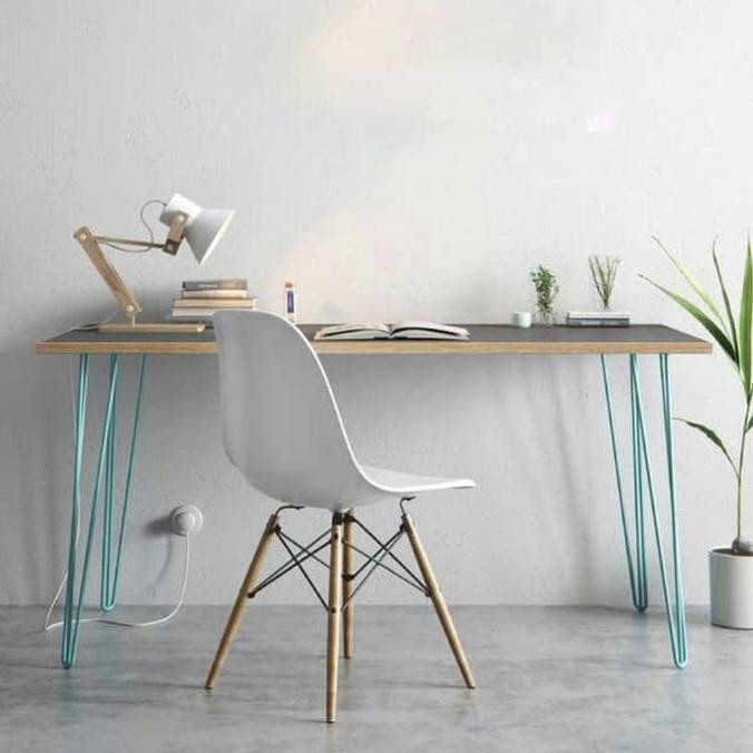 Meja Kerja Kaki Besi Gw100 100X60X75Cm Berryberrysquare