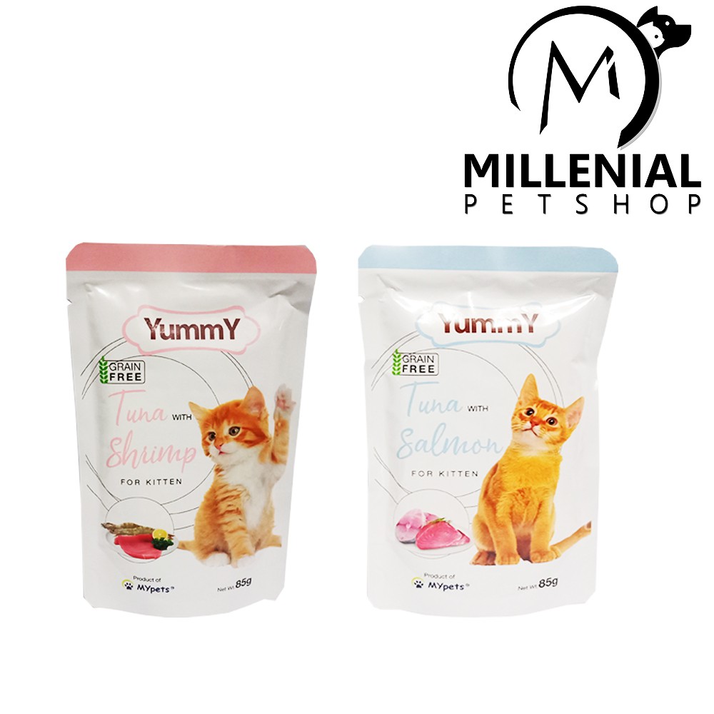 Makanan Kucing Yummy sachet pouch 85 gr 85gr