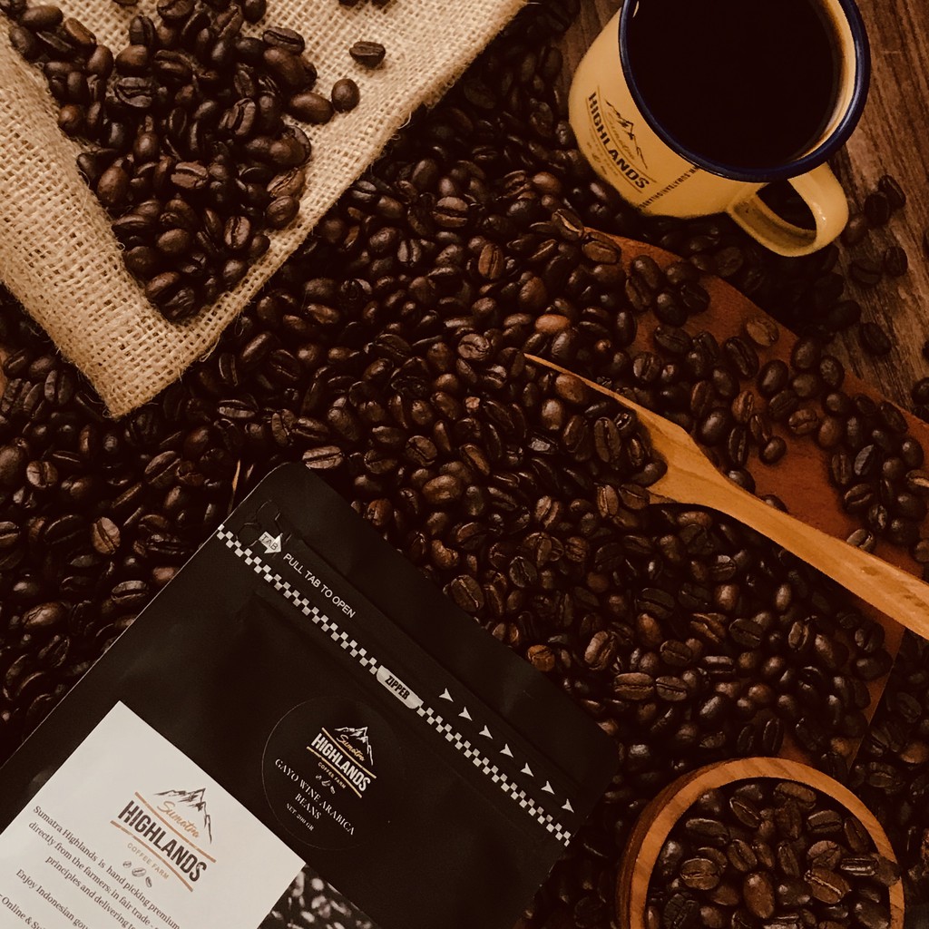 

KOPI BIJI GAYO WINE ARABICA PREMIUM COFFEE BEANS 500 GR