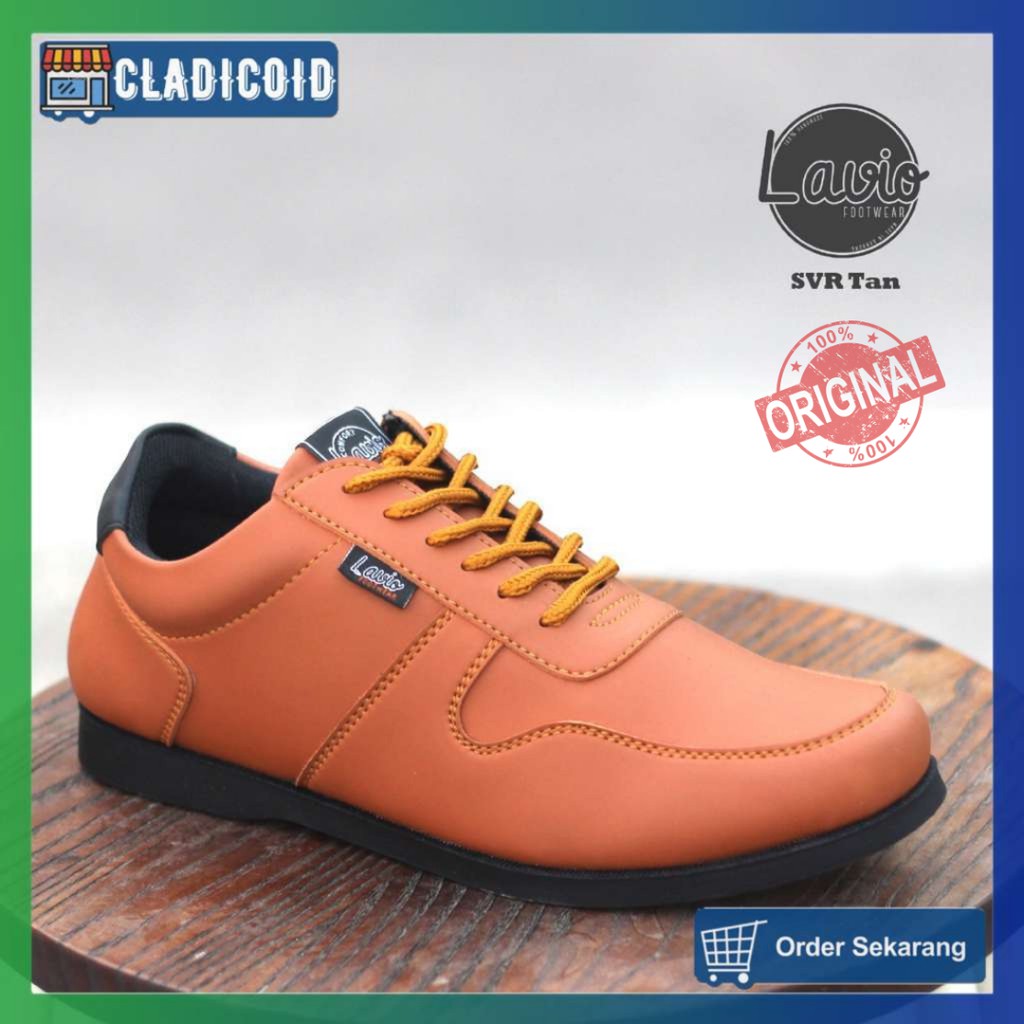 Sepatu Formal Pria Original Dengan Tali Lavio SVR Cocok Untuk Kuliah, Sekolah, Kerja Kantoran