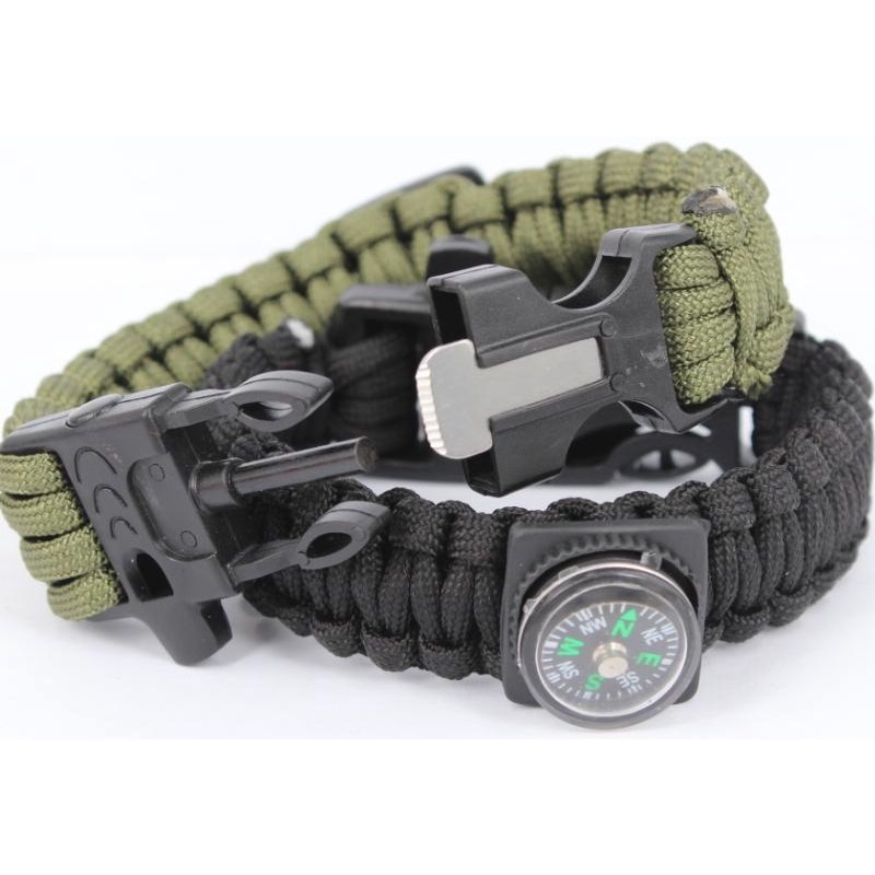 TG-IDI Tali Paracord Multifugsi dengan Pemanti Api Kompas - 15353