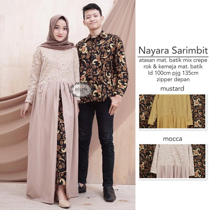 Zola_Batik Batik Rok and Bllus Couple Nayara Set Sarimbit