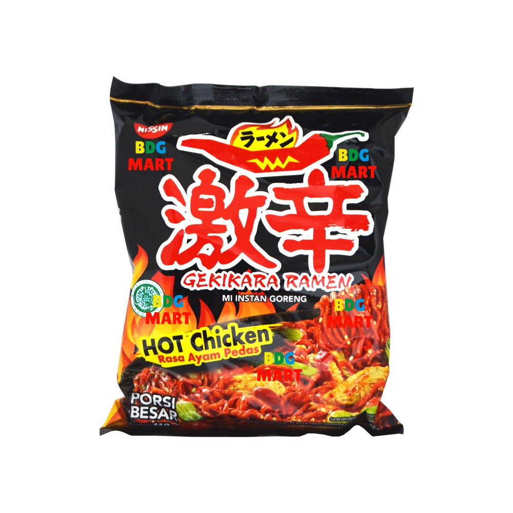 

ECERAN Nissin Gekikara Porsi Besar Hot Chicken Ramen Gekikara Rasa Ayam Pedas Besar - 118gr