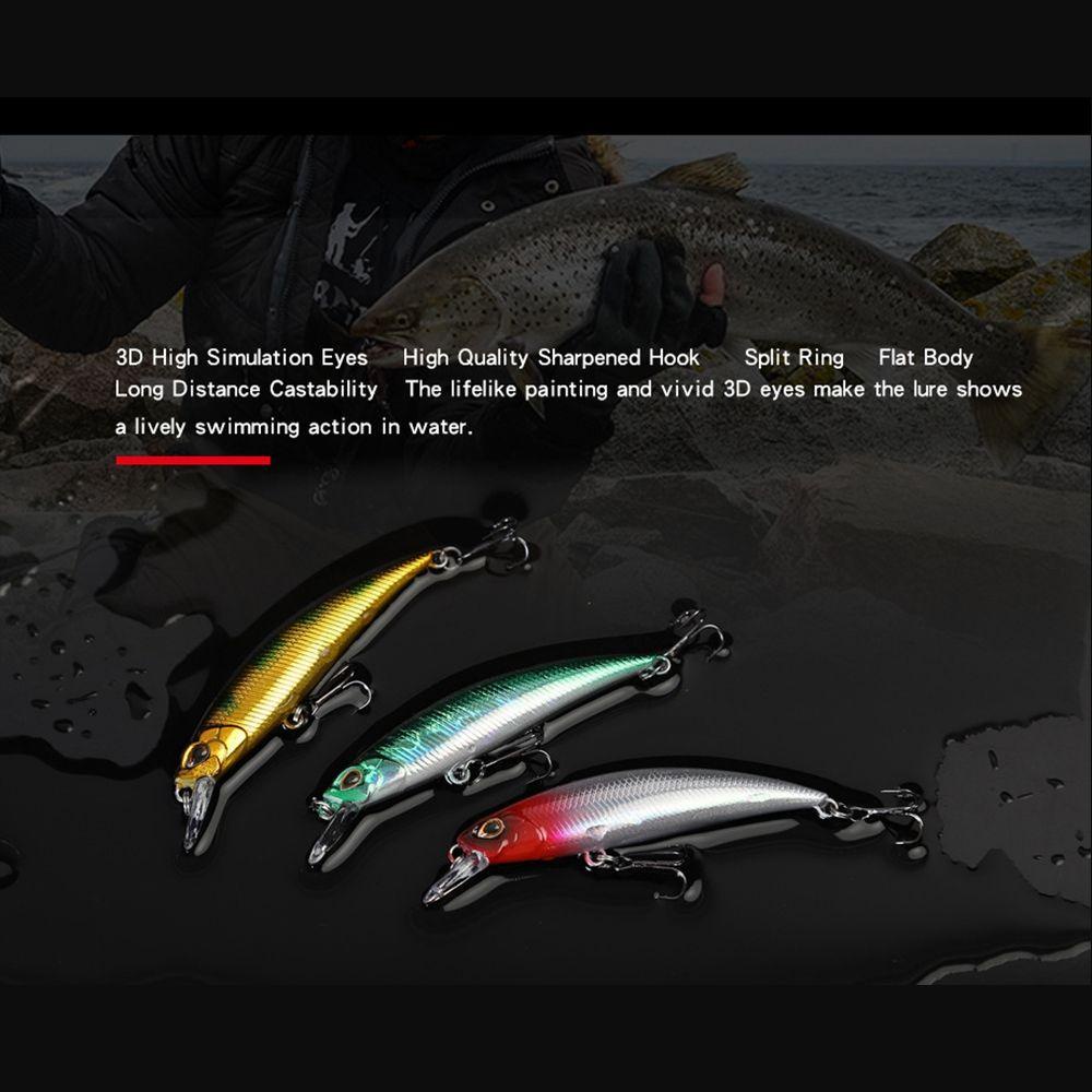 Top Sinking Minnow Baits Multicolor Tackle Umpan Ikan Kecil Luar Bermanfaat