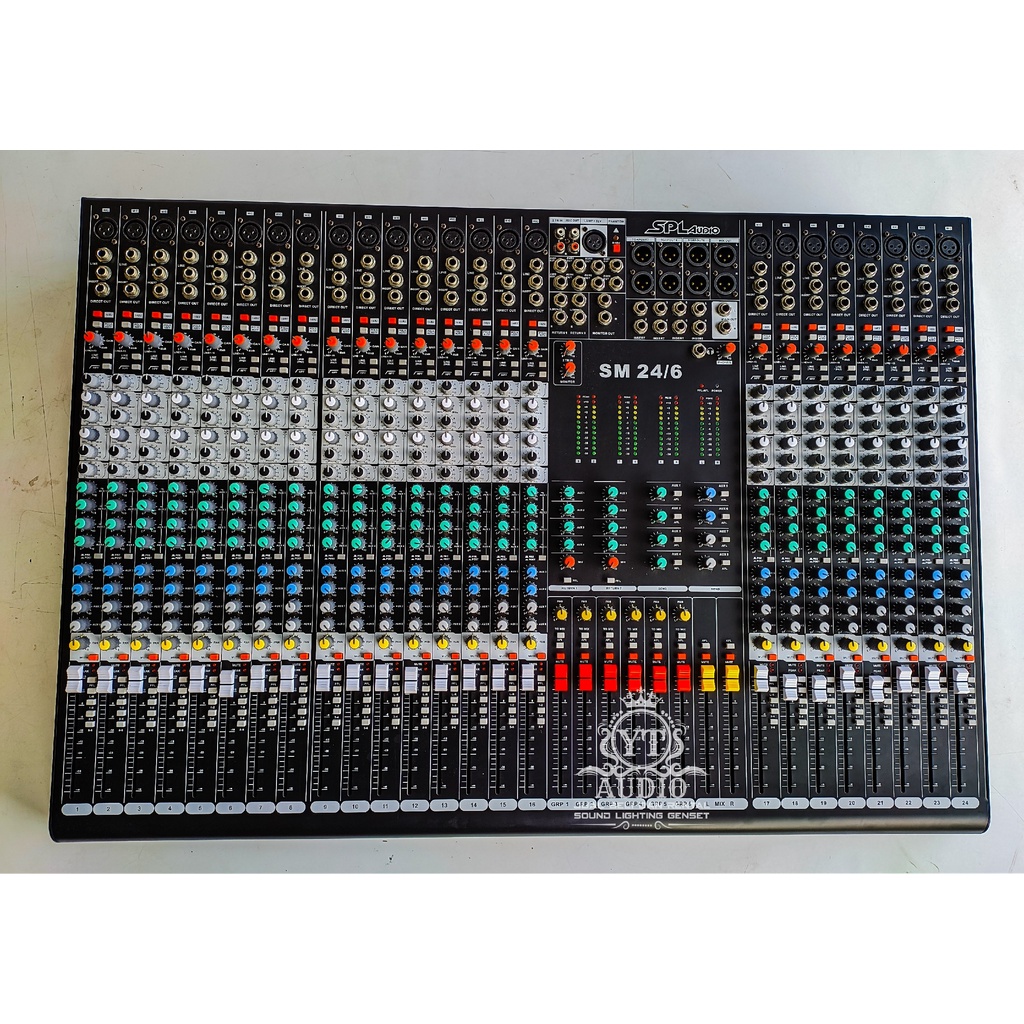 MIXSER SPL AUDIO SM 24 6TONE 8AUX 6GRUB ORIGINAL