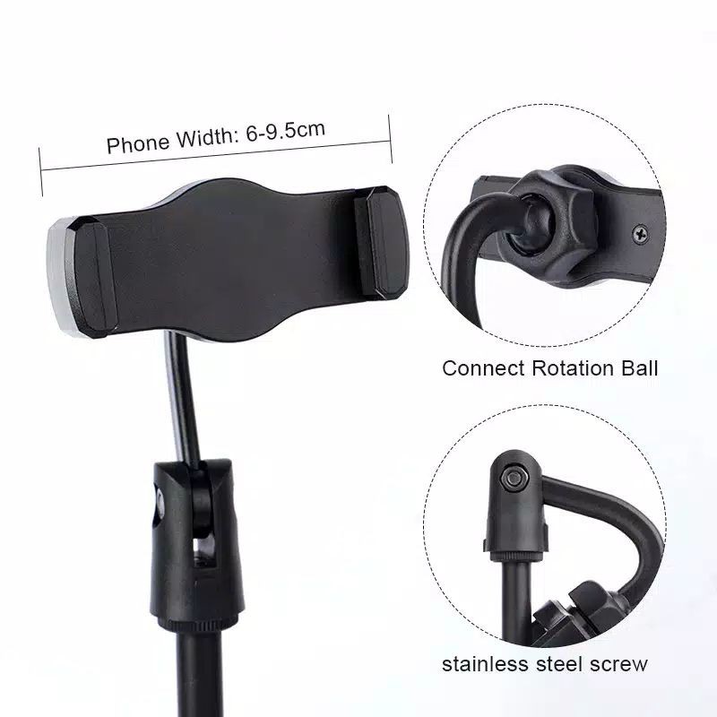 Holder HP Meja/Stand Foldable Phone Holder/360 Rotating Tongsis/ Stand HP