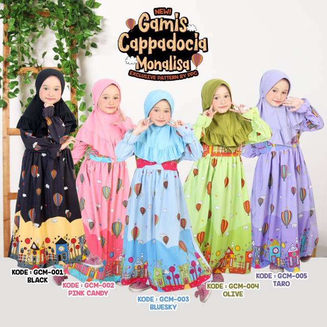 GAMIS MONALISA MOTIF CAPPADOCIA PAKUPAYUNG