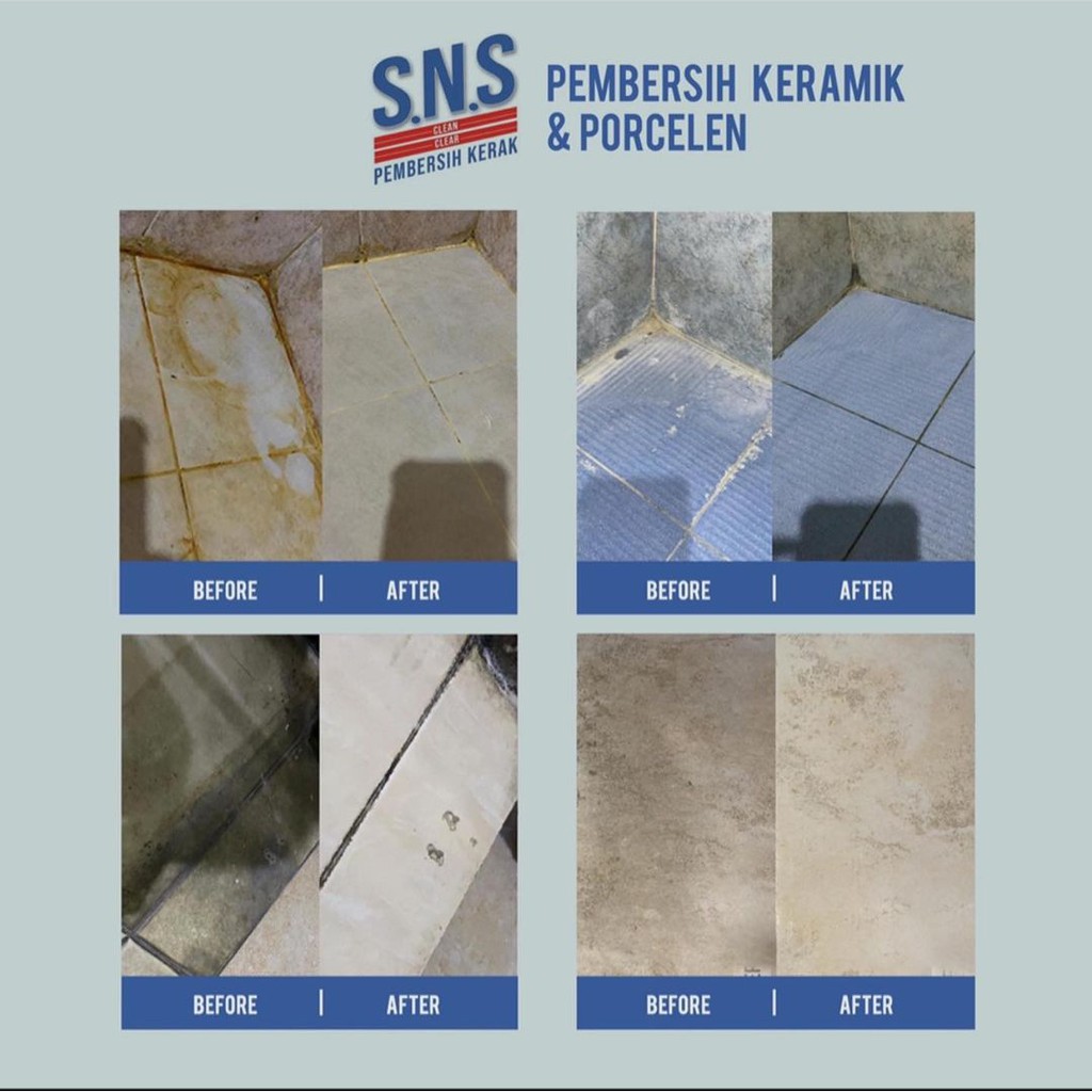 SNS pembersih keramik &amp; Porcelen