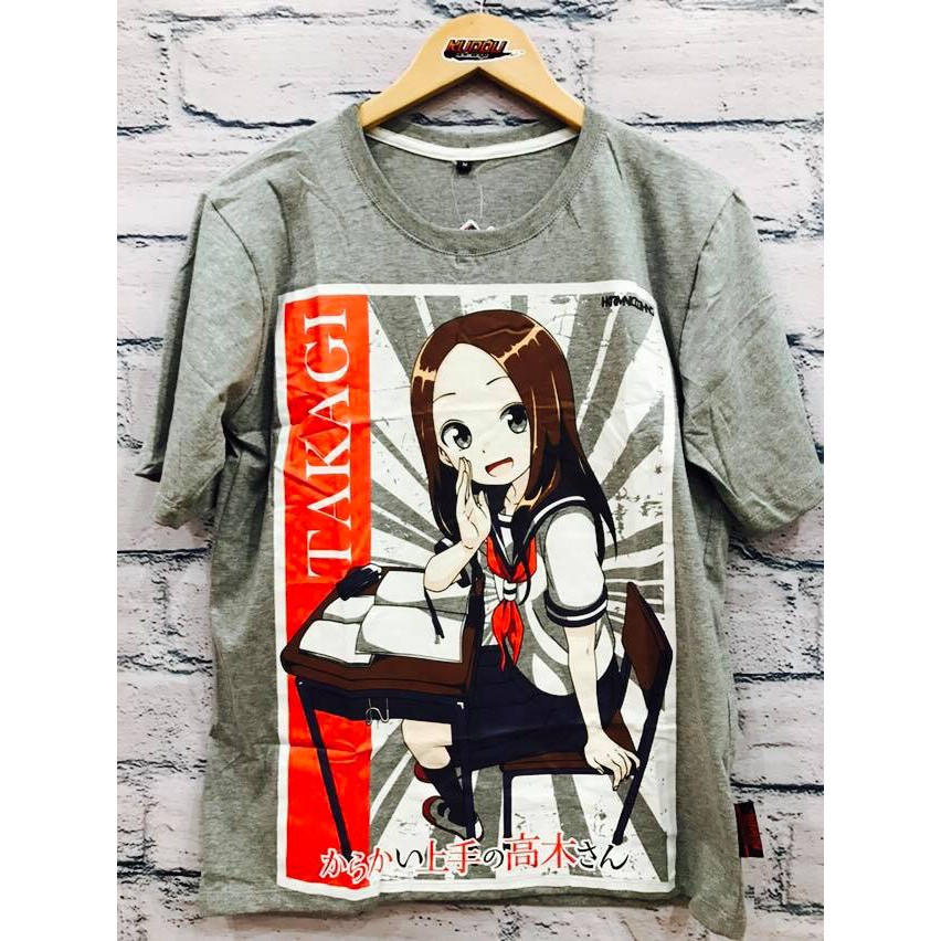 Tshirt Takagi Grey Karakai Jōzu no Takagi-san