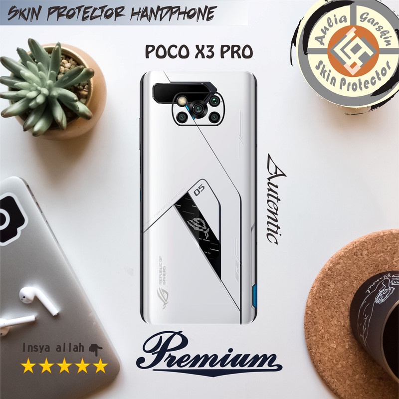 Premium POCO X3 PRO Motif Rog 3 Garskin Stiker CUSTOM