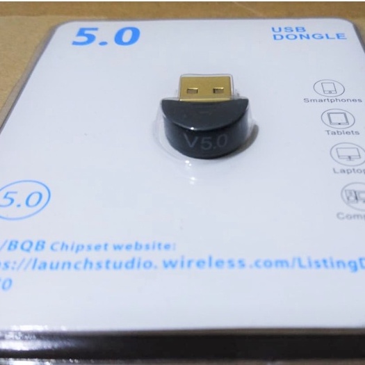 SKU-1291 BLUETOOTH 5.0 USB DONGLE ADAPTER VERSI 5.0 CSR BLUTUT