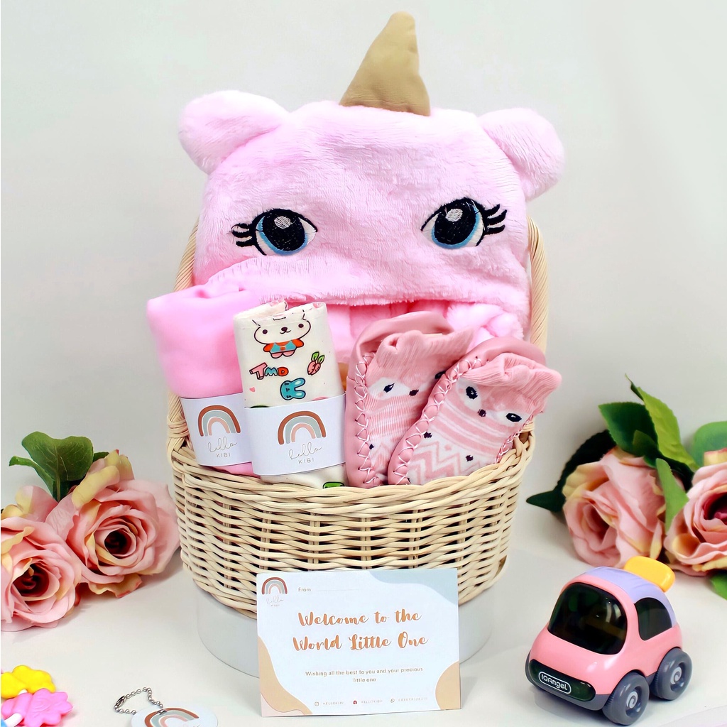 Hellokibi Blanket Set - Baby Hampers New Born / Kado lahiran / Baby Gift / Kado bayi / Hampers Bayi