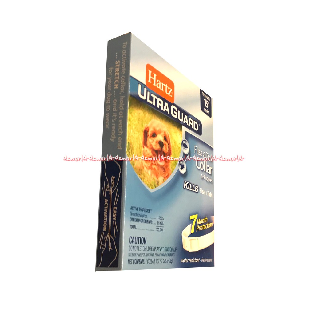 Hartz Ultra Guard Kills Flea &amp; Ticks Collar Obat Kutu Anjing Hart Ultra Guard Kalung Kutu Doggie Harts Ultraguard
