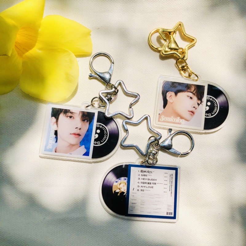 SEVENTEEN Semicolon Vinyl Keyring