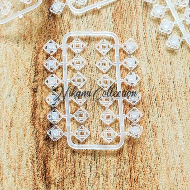 Kancing Cetet Snap Button Kecil - Plastik Kotak