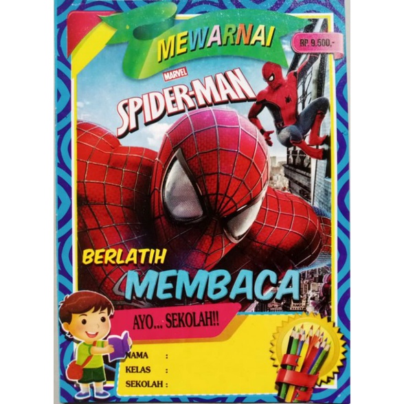 

BUKU MEWARNAI SPIDERMAN