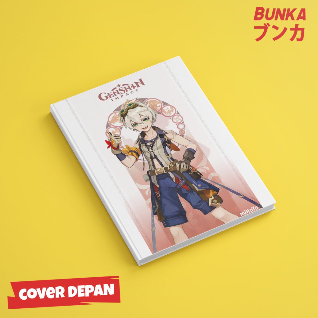 

Notebook Game Genshin Impact Bennet Hardcover A5 Buku Tulis Catatan Notes Agenda Planner Jurnal