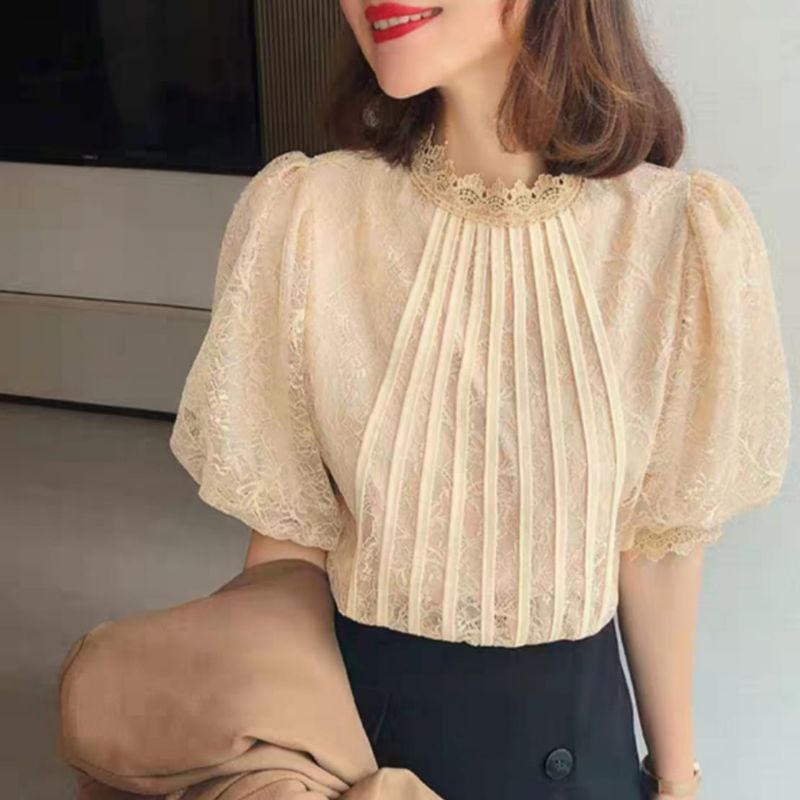 MDLV ~ 0223# CNY Noritha Lace Top Blouse Balon Blouse Premium Blouse Import Blouse Korea Style Fashion Import