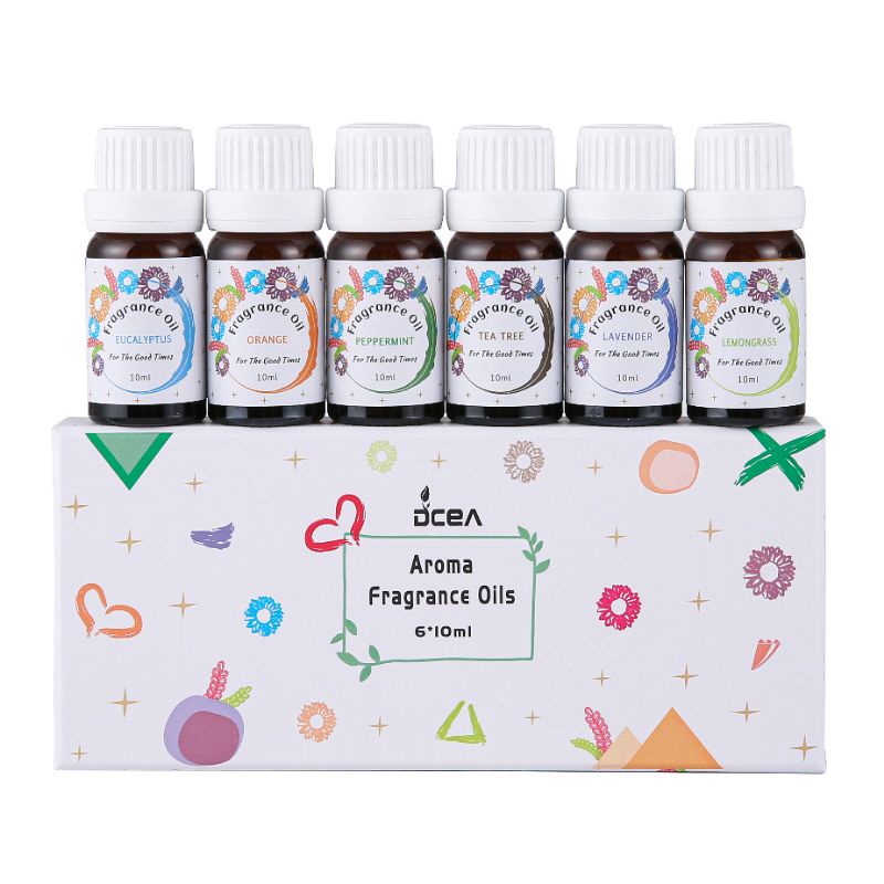 Aroma Terapi Harga 6 Botol 10 Ml Aromatherapy Essential oil Pengharum Ruangan Air Humidifier Termurah Pure Diffuser