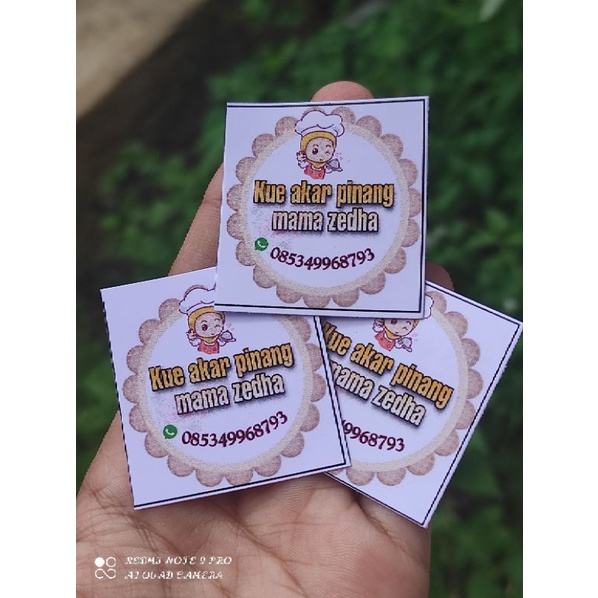 

STIKER/LEBEL lengket,bisa req tulisan dan wrna 26ribu dapat 105lembar +Desain