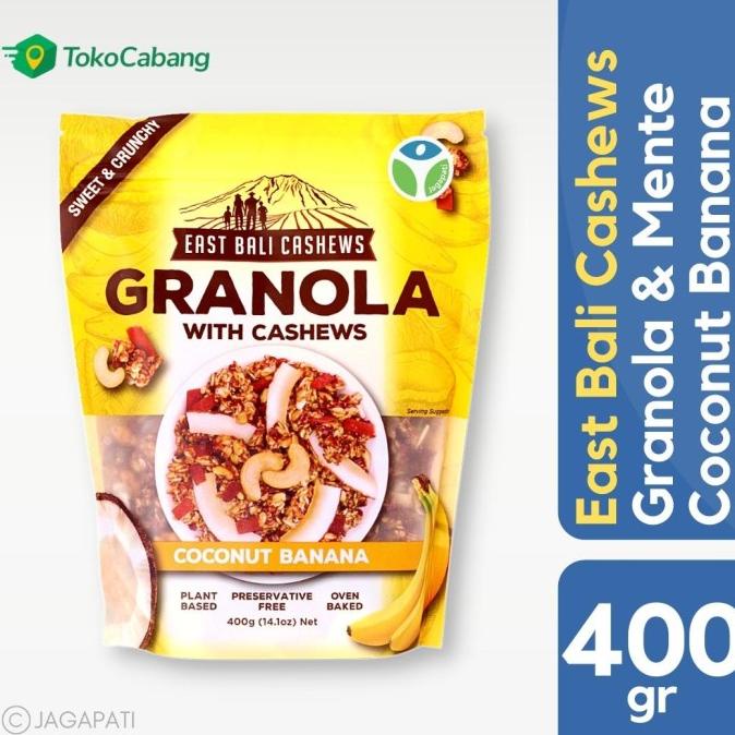 

East Bali Cashew Granola Coconut Banana 400 gram