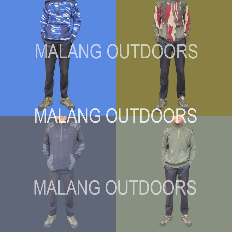 Sweater Rajut Doreng Loreng Army Pria wanita dewasa Military Tentara jaket sweater hitam hijau army 