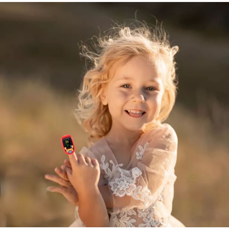 children finger pulse oximeter oksimeter kecil untuk bayi dan anak