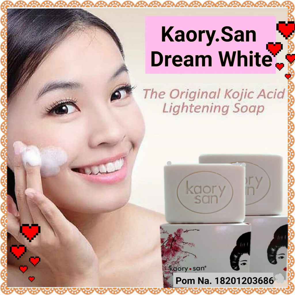 (BOSS) KAORY SAN SKIN BRIGHTENING SOAP ( DREAM WHITE/PAPAYA/COLLAGEN ) - KAORYSAN SKIN SOAP