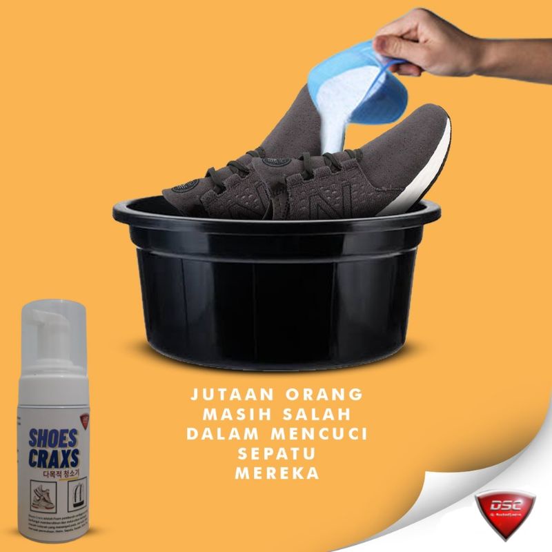 Shoes Craxs Foam Cleaner || Pembersih sepatu, karpet, sofa, tas, helm dll