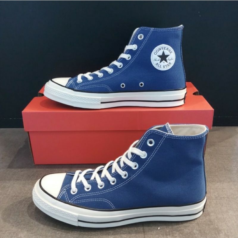 Converse CT 70s True Navy/Black/Egret - Sku : 162055C Sepatu Sneakers Casual ORIGINAL
