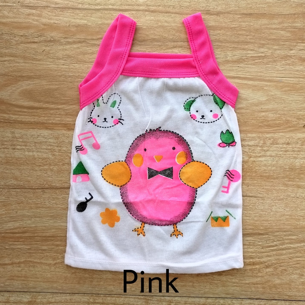 Singlet bayi motif AYAM ukuran M / L / XL