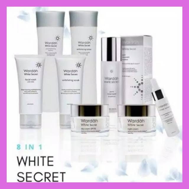 Wardah White Secret paket 8 in 1