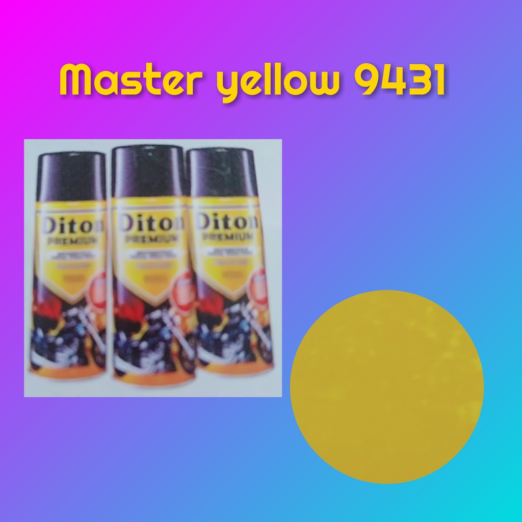 pilok diton premium master yellow 9431 kuning doff