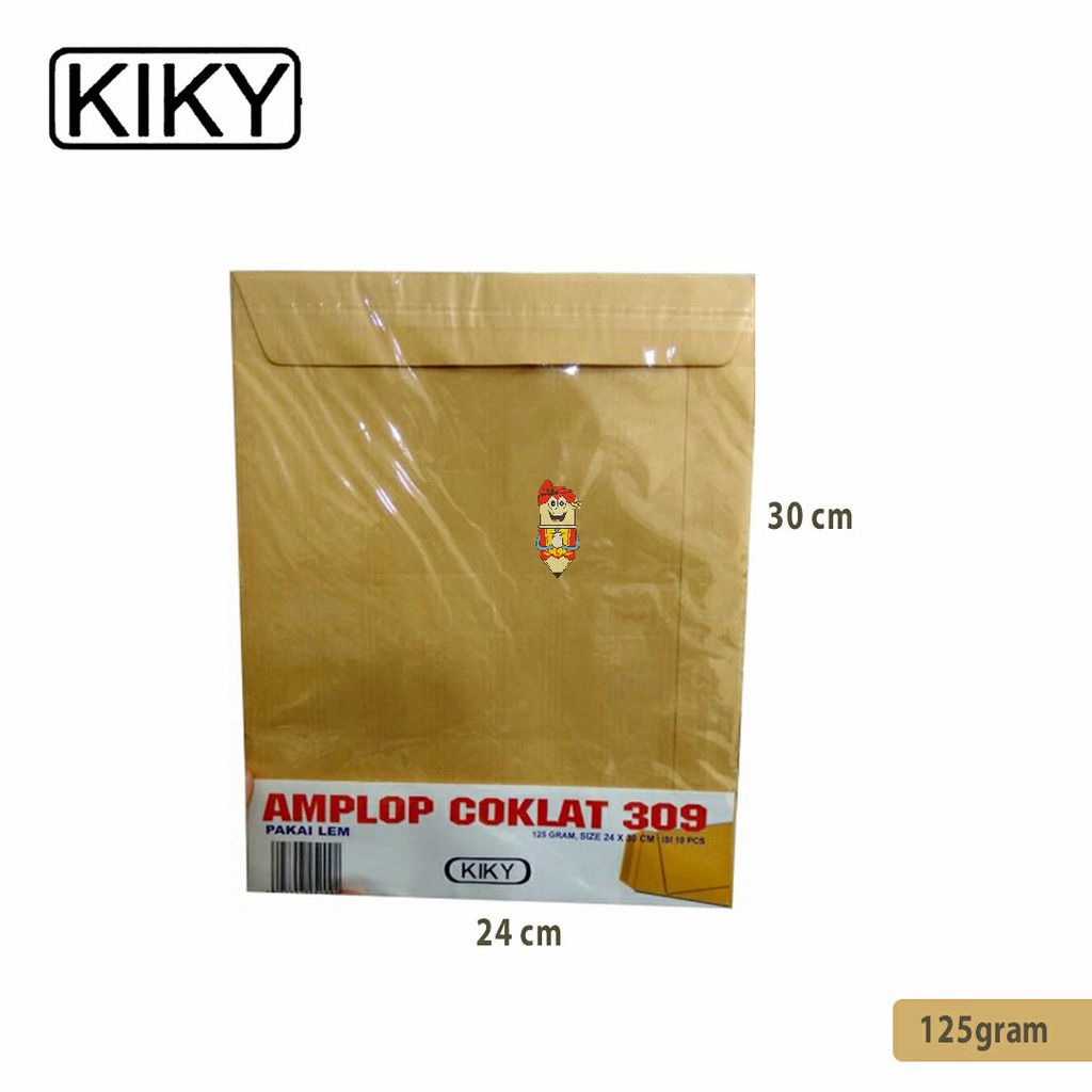 

Amplop cokelat 309 Kiky isi 10 pcs