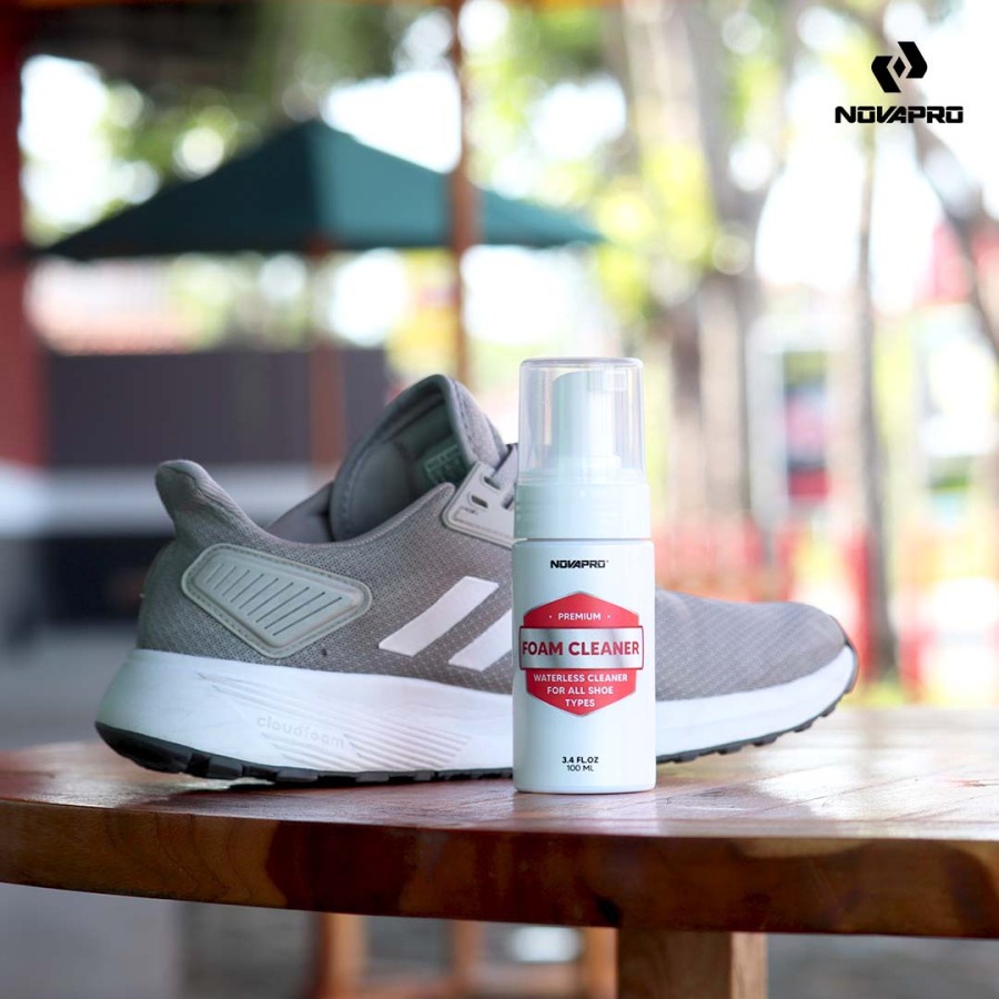 NOVAPRO SHOE FOAM CLEANER Pembersih Perawatan cuci Sepatu Tanpa Air waterless