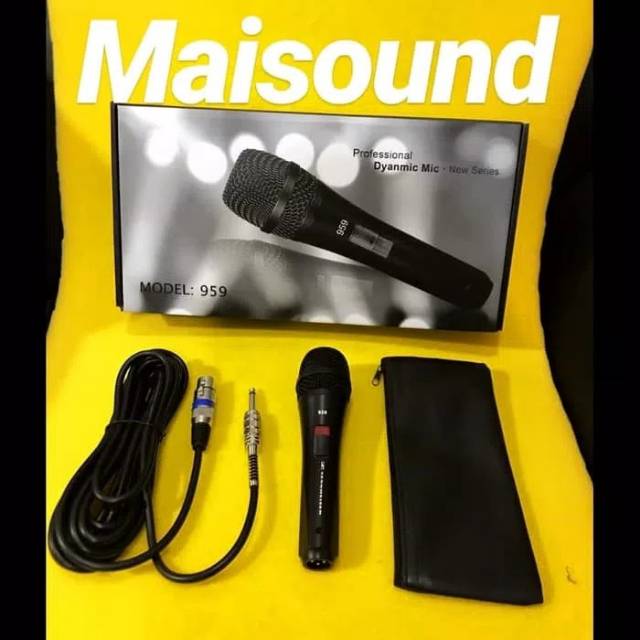 MIC KABEL SENNHEISER 959 NEW EDITION MURAH KABEL 4 M MICROPHONE