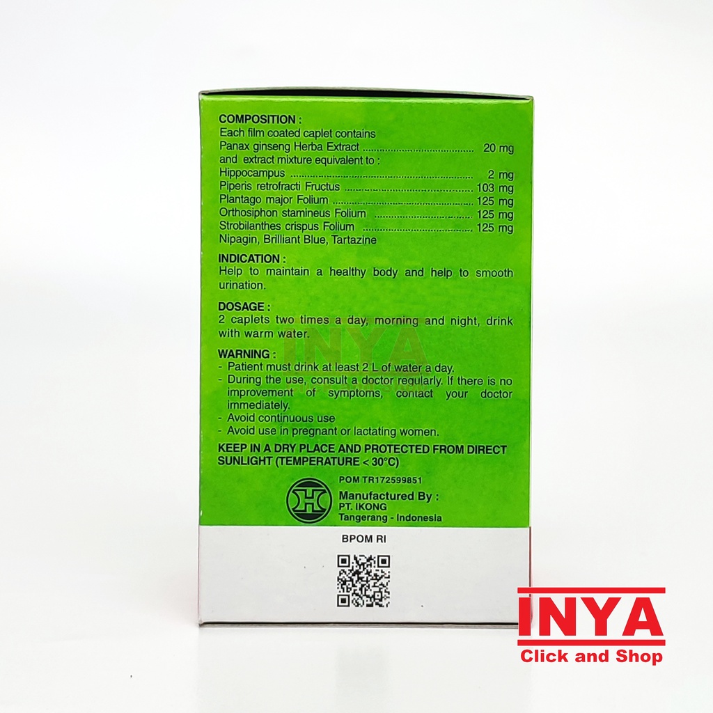 SEAHORSE GHENSEN 100 Kaplet - Jamu