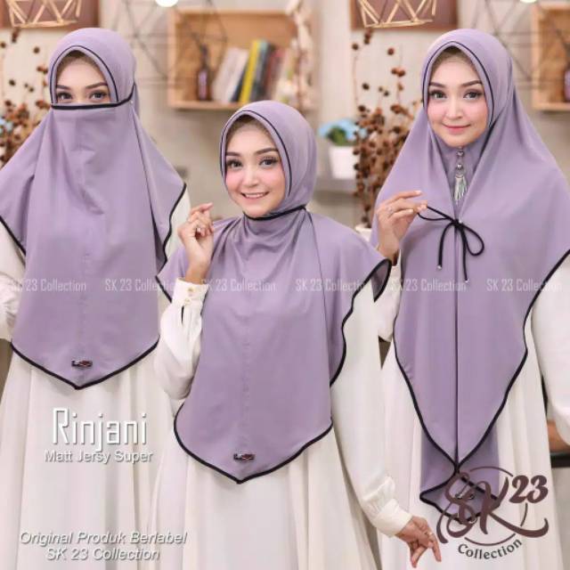 Hijab Dewasa || Bergo 3in1 Ayana || Bergo semi Jumbo || SHARMILLA KHIMAR