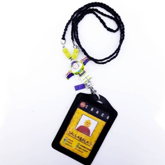 

Lanyard id card nametag lego buzz lightyear toy story
