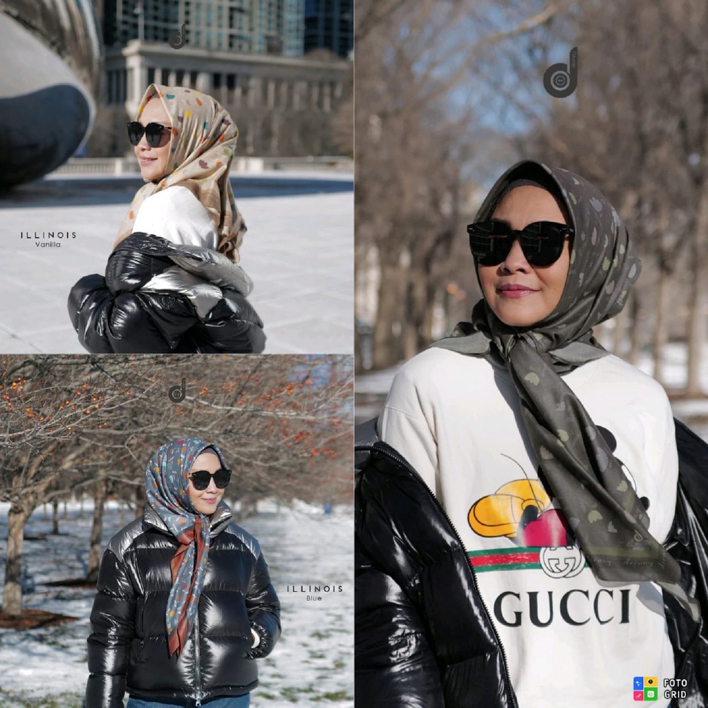 DEENAY ILLINOIS SERIES BLUE,GRAPHITE, VANILLA