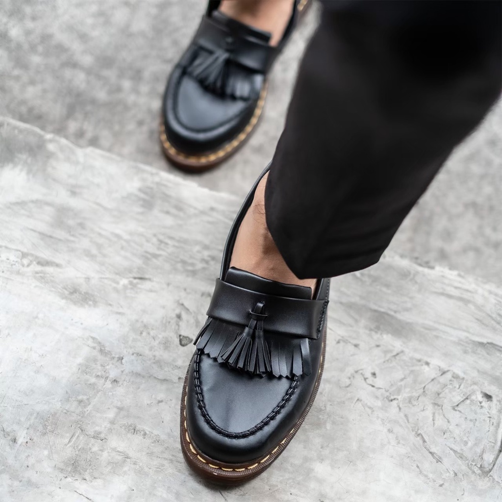 Ziggy Black - Loafers Pria Casual Kulit Formal Original Jack Footwear