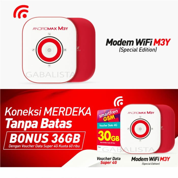 Jual Mifi Smartfren Andromax M3y Free 30gb Internet Setahun Garansi Resmi Indonesia Shopee Indonesia