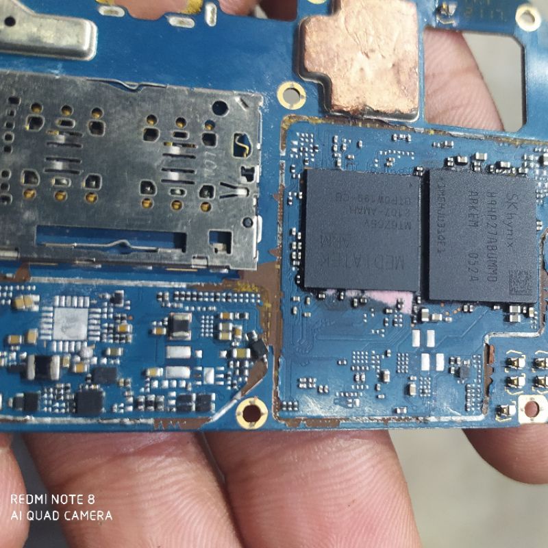 Mesin realme 5i papan pcb ic emmc realme 5i