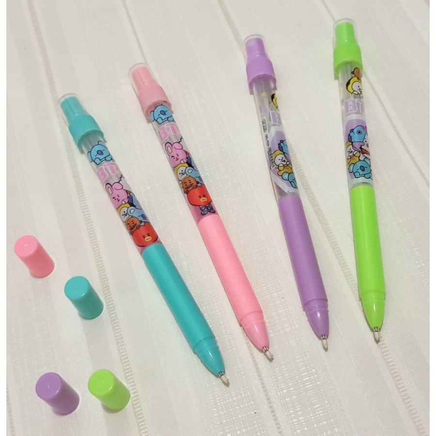 Pulpen HandSanitizer BTS BTS | pen Hand Sanitizer Karakter Bt21 Avenger KudaPoni Frozen shabby