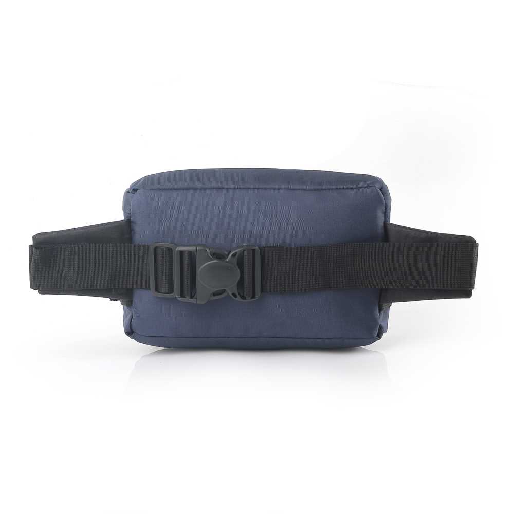 Waist Bag Pria Kuzatura Original Bandung Tas Pinggang / Selempang Warna Navy