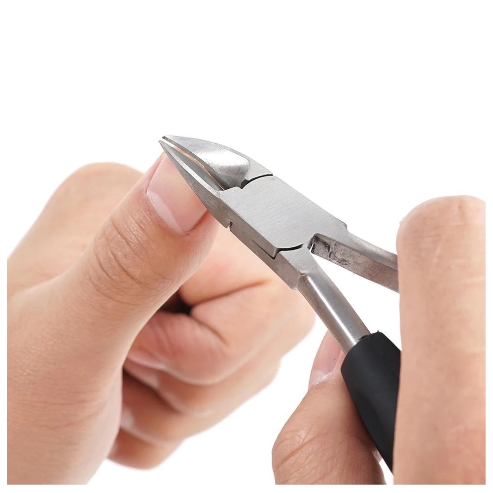 Gunting Kuku Kaki Miring Anti Cantengan Jempol Kaki Toe Nail Clipper Stainless Steel