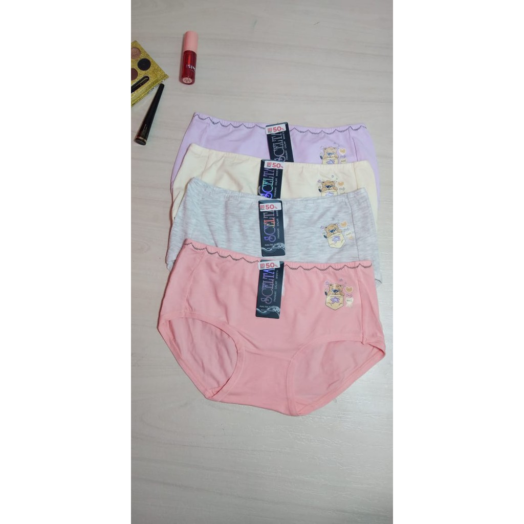 Celana dalam wanita motif/CD Motif kartun/ SCELTA/CD.SC.1146